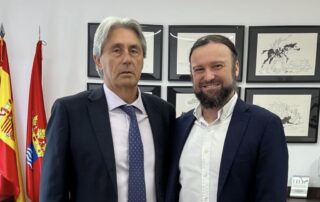 Prof. D. José Vicente Saz Pérez, se reunió con el Dr. Manuel Román