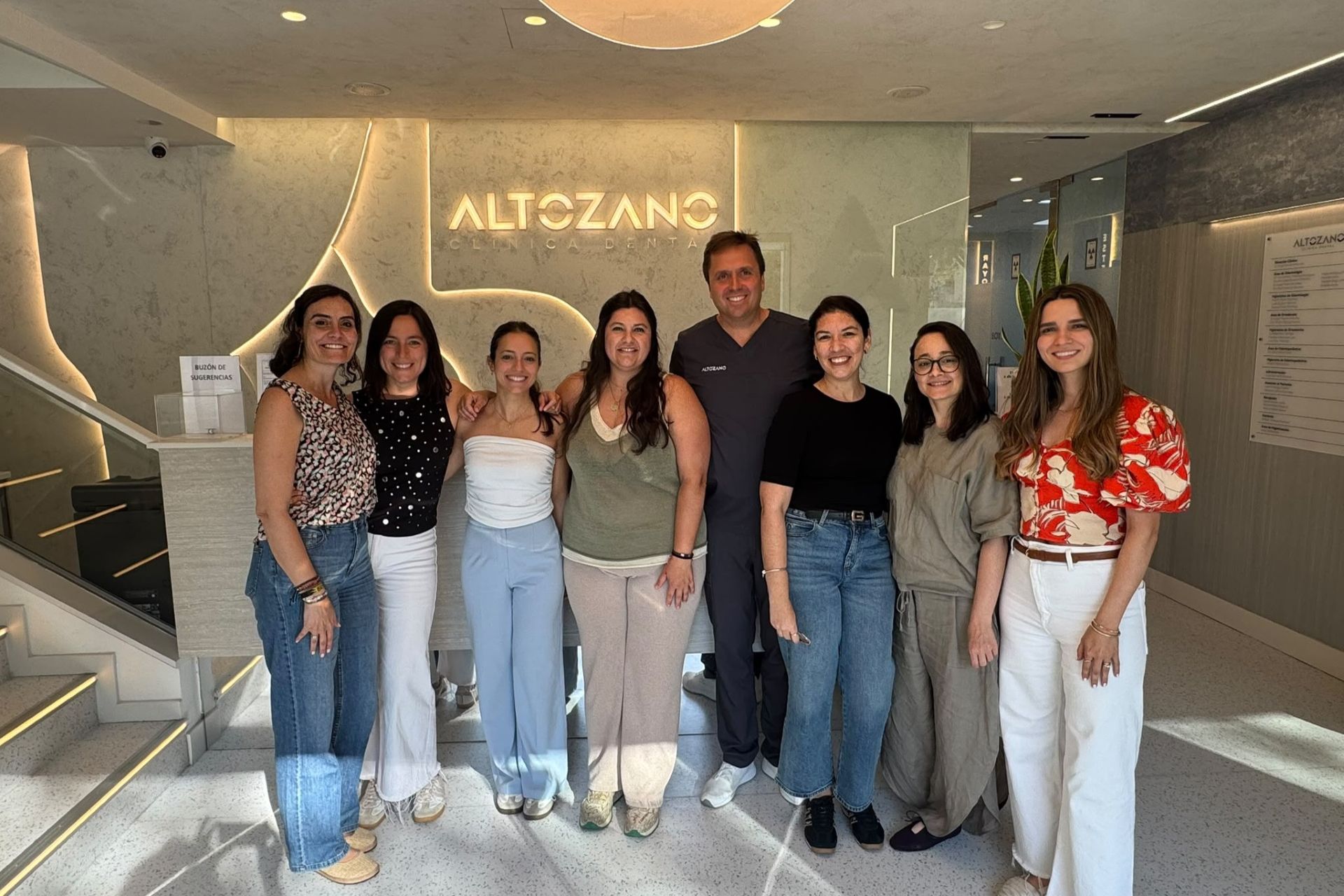 Alumnos del Máster en Ortodoncia de MiD durante su residencia clínica en Clínica Dental Altozano, Albacete